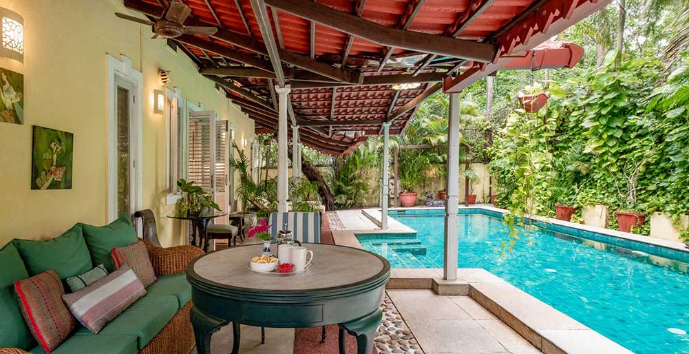 Ishanya - Outdoor seating area